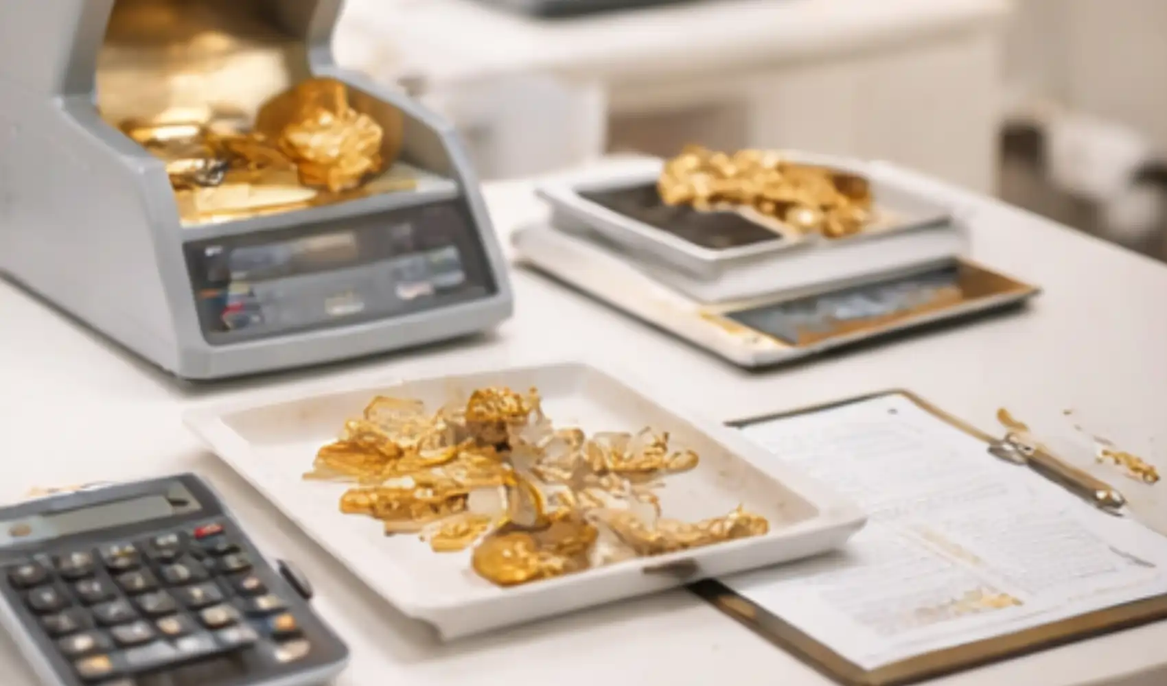 Gold jewellery valuation at G1 Gold Mumbai branch