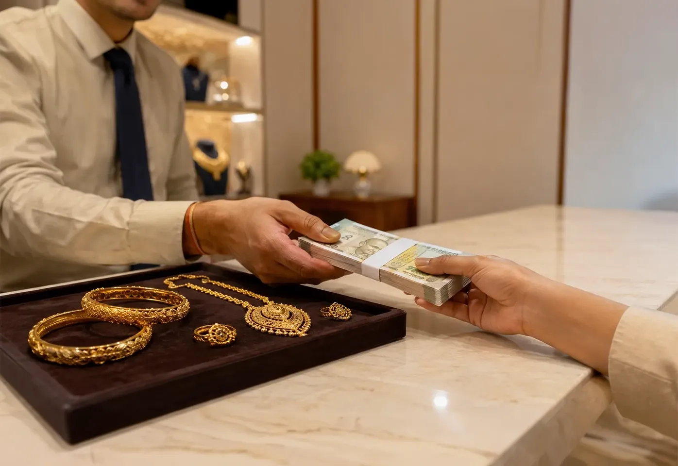 Sell gold for cash with clear testing and instant payment